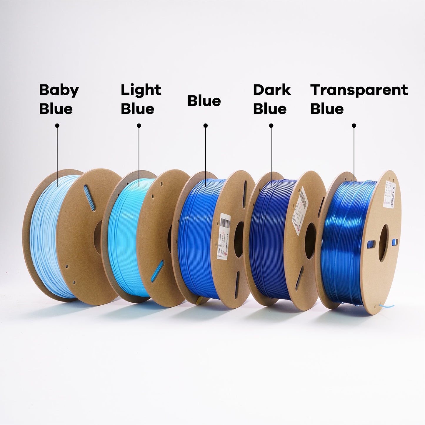 EconoFil™ Basic PLA Filament - Transparent Blue - 1.75mm - 1 KG