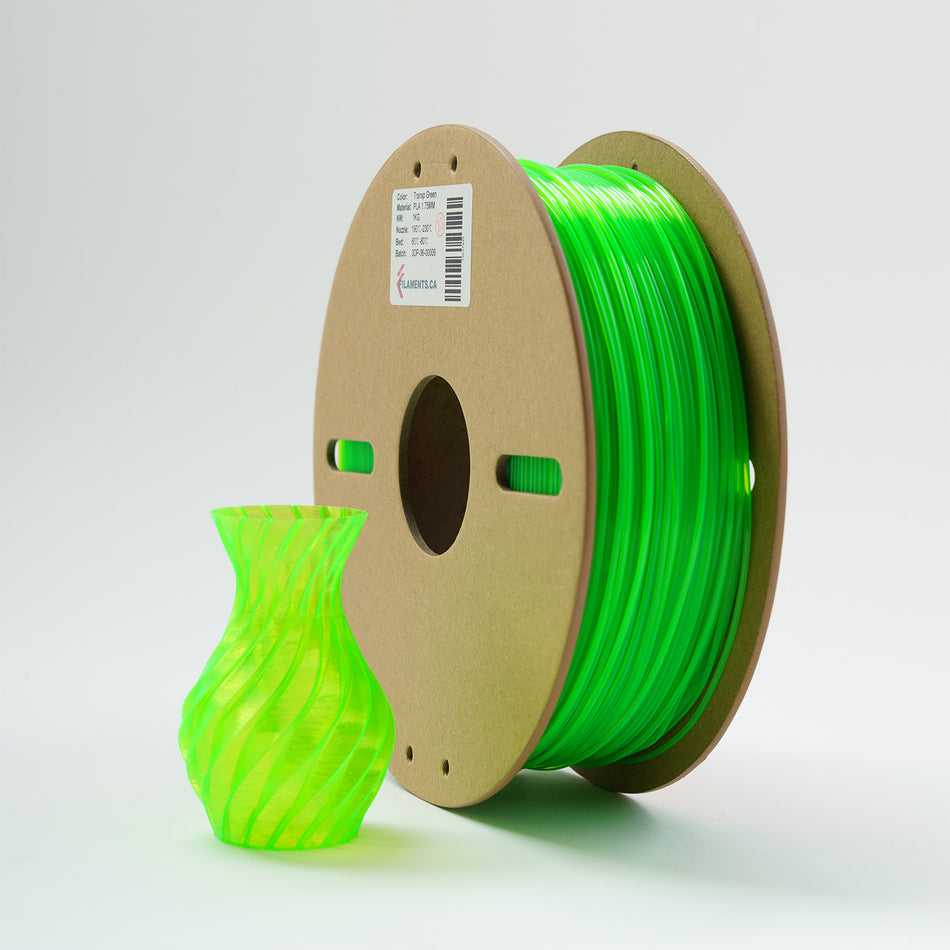 EconoFil™ Standard PLA Filament - Transparent Green - 1.75mm - 1 KG