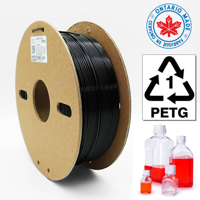 Recycled Pharma Grade PETG 3D Printing Filament Canada