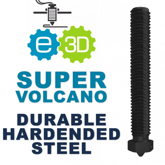 E3D Super Volcano Nozzle Hardened Steel 3D Printer Canada
