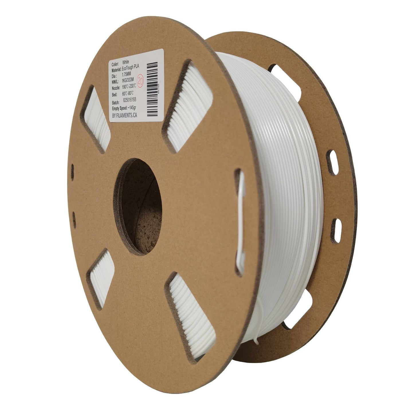 EcoTough PLA 3D Printing Filament Canada