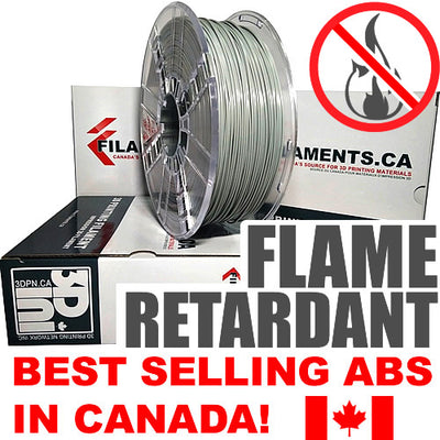 flame retardant resistant ABS 3d printing filament Canada