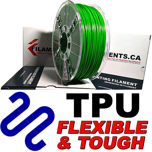 tpu flexible polyurethane 3d printer filament Canada