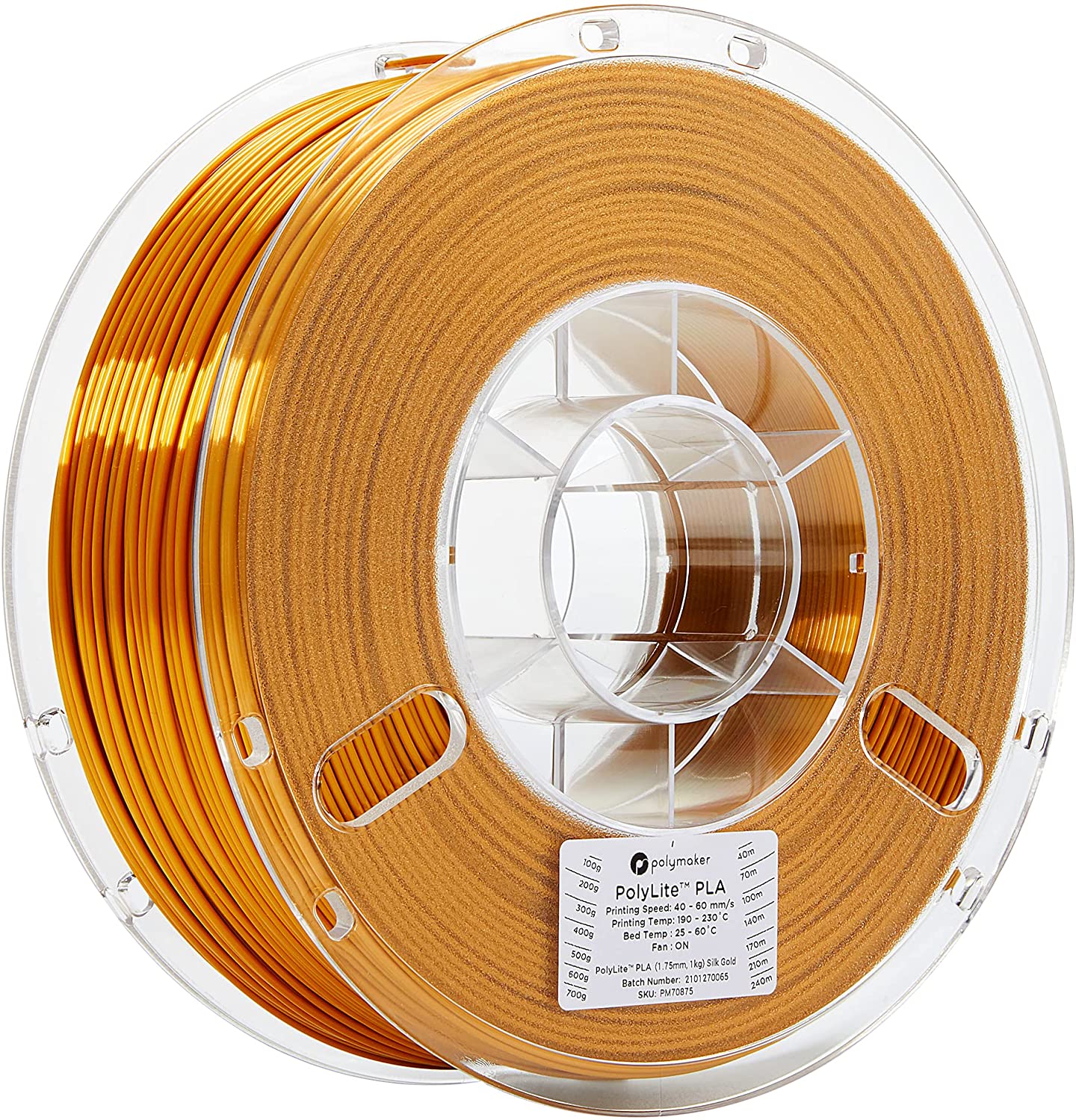 PolyMaker PolyLite Silk PLA 3D Filament Canada