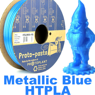 Proto-Pasta Winter Blue Glitter Flake HTPLA 3D filament Canada
