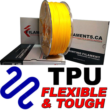 tpu flexible polyurethane 3d printer filament Canada